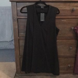 Armani exchange sleeveless black dress